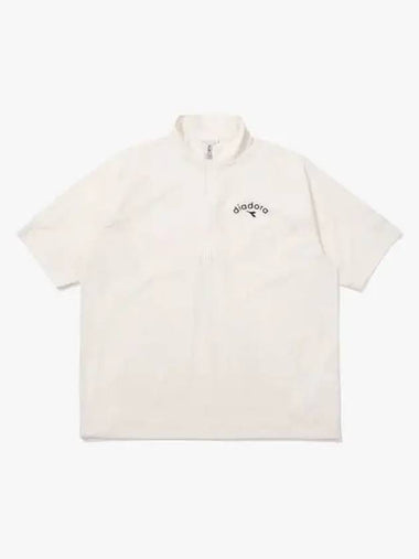 Diadora Comfy Woven Short Sleeve Anorak IVORY - DIADORA - BALAAN 1