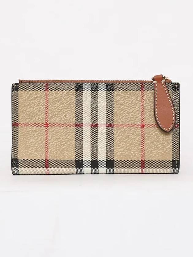 Check Bifold Wallet Beige - BURBERRY - BALAAN 4