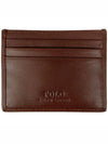 Logo embroidered leather card holder 405952097001 - POLO RALPH LAUREN - BALAAN 4