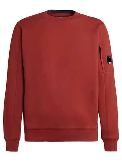 Diagonal Raised Fleece Sweatshirt Red - CP COMPANY - BALAAN 2