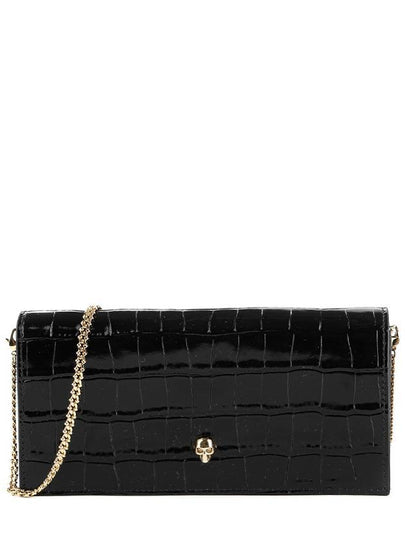 Skull Wallet On Chain Mini Bag Black - ALEXANDER MCQUEEN - BALAAN 2