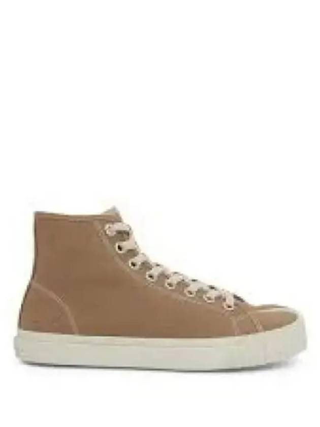 Tabi Cotton High Top Sneakers Beige - MAISON MARGIELA - BALAAN 2