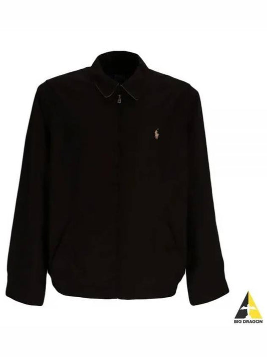 Harrington Windbreaker Black - POLO RALPH LAUREN - BALAAN 2