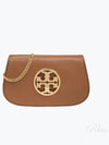 Reva Leather Cross Bag Brown - TORY BURCH - BALAAN 2