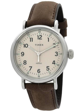 Timex Easy Reader Main Line Quartz Cream Dial Men's Watch TW2V27800 - TIMEX - BALAAN 1