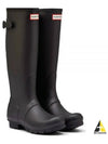 Tall Back Adjustable Wellington Rain Boots Black - HUNTER - BALAAN 2