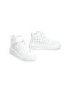 Men's Slashed Oddish High Top Sneakers White - VERSACE - BALAAN 3