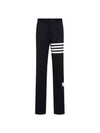 Diagonal Unconstructed Chino Straight Pants Navy - THOM BROWNE - BALAAN 2