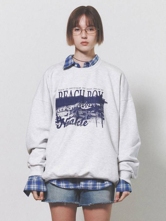 Beach Boy Sweatshirt White - NUAKLE - BALAAN 2