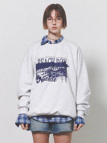 Beach Boy Sweatshirt White - NUAKLE - BALAAN 1