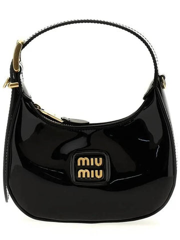 5BP084VOOO69F0002 Patent Hobo Tote Bag MiuMiu - MIU MIU - BALAAN 1