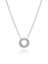 Logo Pave Circle Collier Necklace Sterling Silver - PANDORA - BALAAN 2