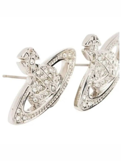 Mini Bas Relief Earrings Silver - VIVIENNE WESTWOOD - BALAAN 2