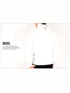 Men Hoodie Mohawk White 100 - DIESEL - BALAAN 4