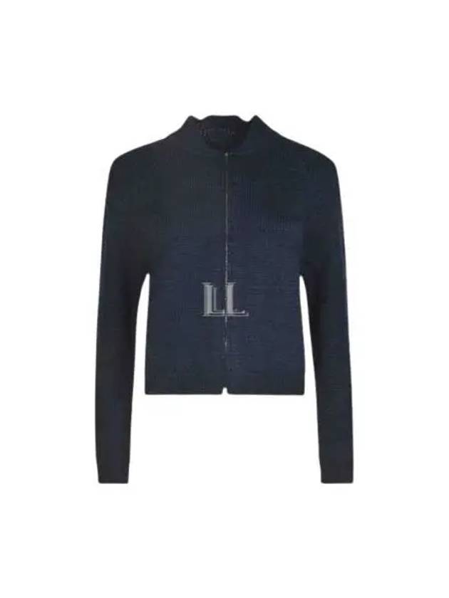 Fine Knit Wool Cardigan Navy - MAISON MARGIELA - BALAAN 2