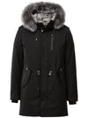 Men's Moritz MORITZ Fur Line Twill Parka Black - MACKAGE - BALAAN 1