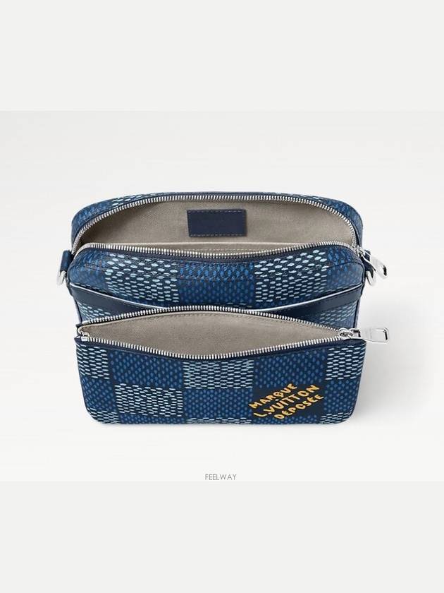 Trio Messenger Bag Blue - LOUIS VUITTON - BALAAN 3