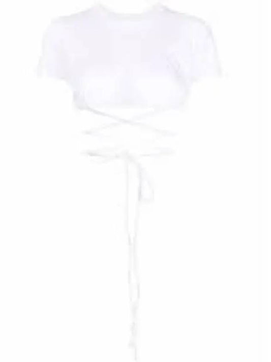 Jacquemus Le Bacchi short sleeve t shirt white 211JS0012160100SS23 969903 - JACQUEMUS - BALAAN 1
