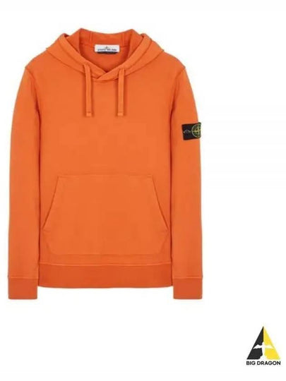 Signature Logo Patch Hoodie Orange - STONE ISLAND - BALAAN 2