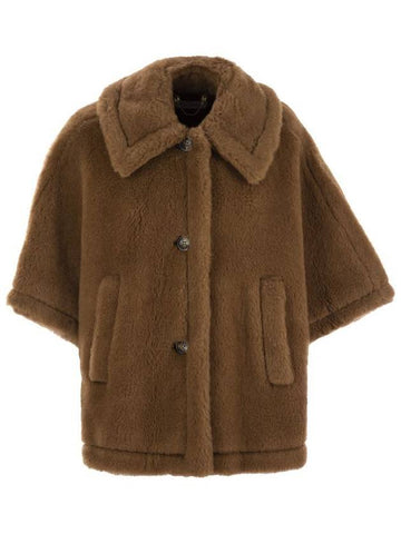 Max Mara Darkness4 Classic Teddy Cape Clothing - MAX MARA - BALAAN 1