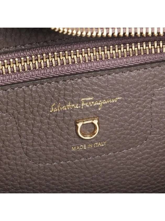 Amy Double Small Tote Bag Cumin - SALVATORE FERRAGAMO - BALAAN 8