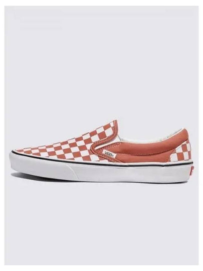 Classic Color Theory Checkerboard Slip-On Auburn - VANS - BALAAN 2