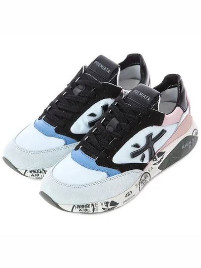 Zaczacd Vintage Oversole Running Low Top Sneakers Blue Pink - PREMIATA - BALAAN 2