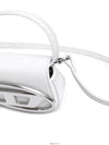 1DR Round Logo Leather Mini Shoulder Bag White - DIESEL - BALAAN 4