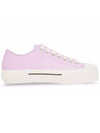 Embossed Canvas Low-Top Sneakers Pink - BURBERRY - BALAAN 1