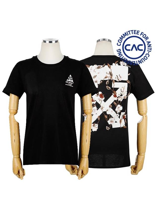 Cotton Casual Short Sleeve T-Shirt Black - OFF WHITE - BALAAN 4