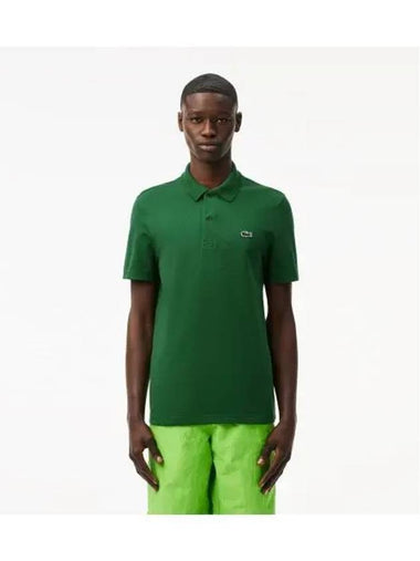 Basic short sleeve polo green - LACOSTE - BALAAN 1