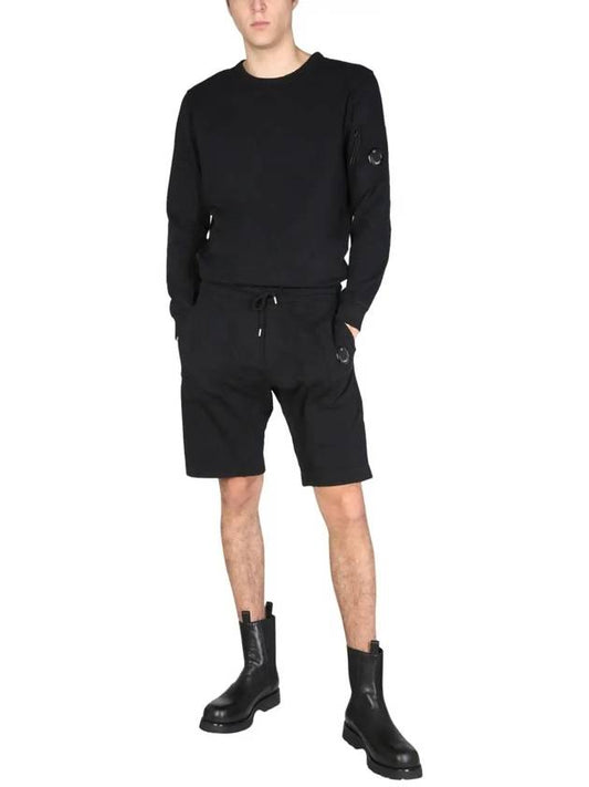 Men's Lens Wappen Shorts Black - CP COMPANY - BALAAN 2