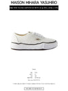 Baker OG Sole Canvas Low Top Sneakers White - MAISON MIHARA YASUHIRO - BALAAN 3