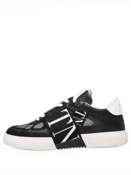 VL7N Logo Low Top Sneakers Black - VALENTINO - BALAAN 2