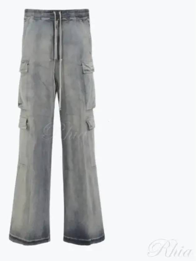 Dark Shadow Jumbo Cargo Denim Pants DU02D2398 Sky 46 - RICK OWENS - BALAAN 1