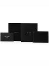 Mini Monogram Card Wallet Black - SAINT LAURENT - BALAAN 4