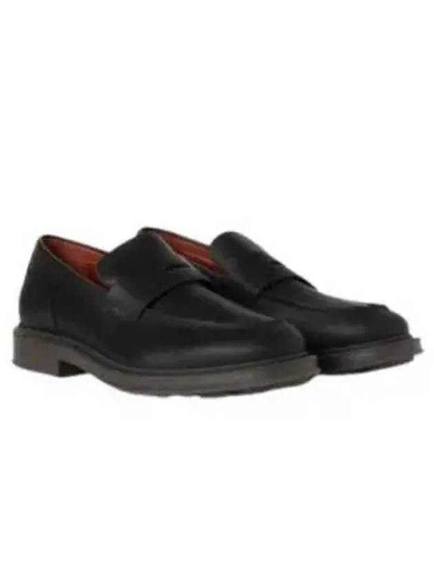 Travis Penny Leather Loafers Black - LORO PIANA - BALAAN 2