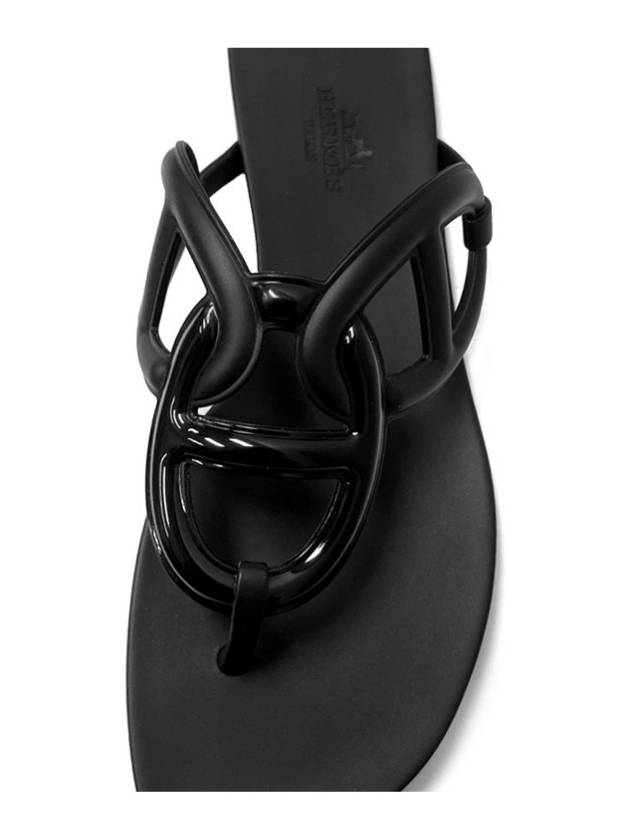 Egerie Flip Flops Noir - HERMES - BALAAN 6