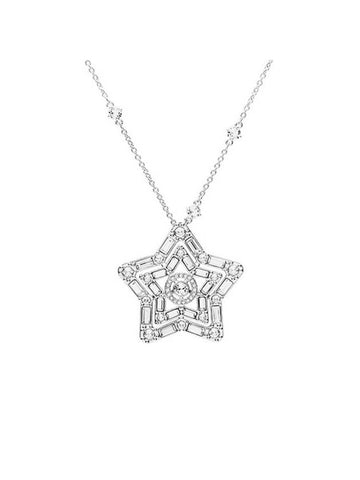 Stilla Star Pendant Necklace Silver - SWAROVSKI - BALAAN 1