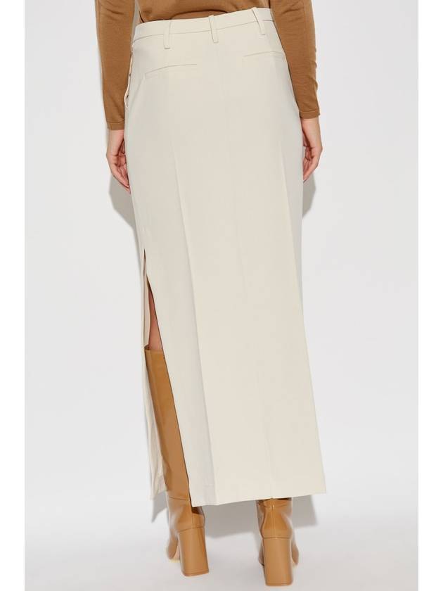 HERSKIND Skirt With Slit, Women's, Cream - BIRGITTE HERSKIND - BALAAN 4