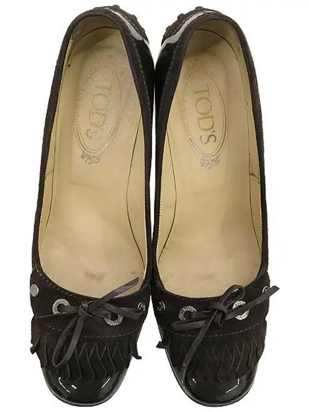 Smith Market Used Luxury Brown Shoes Women s - TOD'S - BALAAN 4