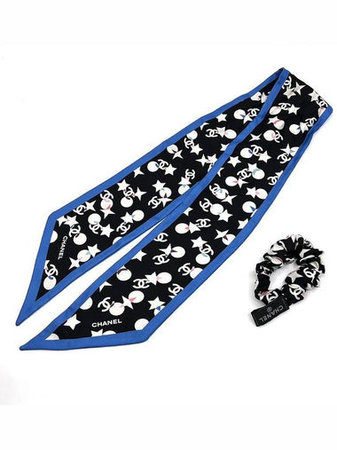 Hair Chouchou x Twilly Scarf Set - CHANEL - BALAAN 1