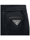 UJP201 10UF F0002 Triangle logo sweatpants black men s pants TJ - PRADA - BALAAN 5