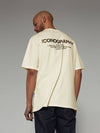 London Address CR Short Sleeve T Shirt Cream - ICONOGRAPHY - BALAAN 5