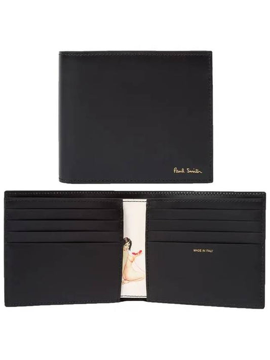 Lady Bifold Half Wallet Black - PAUL SMITH - BALAAN 2