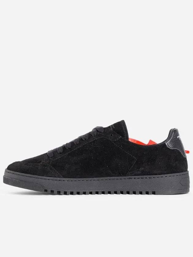 2.0 Arrow Logo Suede Low Top Sneakers Black - OFF WHITE - BALAAN 6