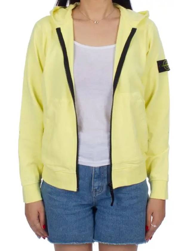 Kids Wappen Patch Hooded Jacket Yellow - STONE ISLAND - BALAAN 4