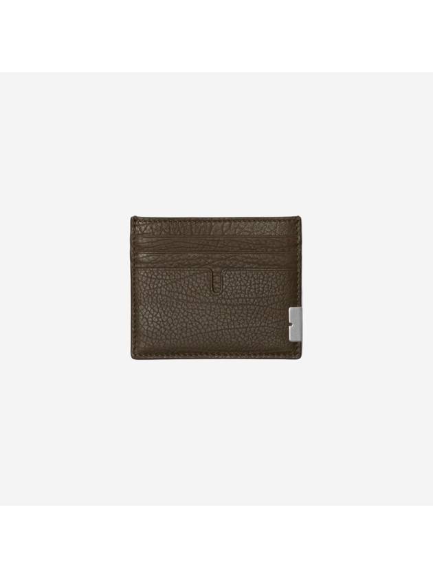 Tall B Leather Card Wallet Brown - BURBERRY - BALAAN 2