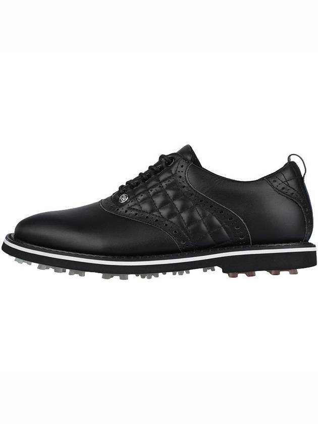 Quilted Saddle Gallivanter Spike Shoes Black - G/FORE - BALAAN 4