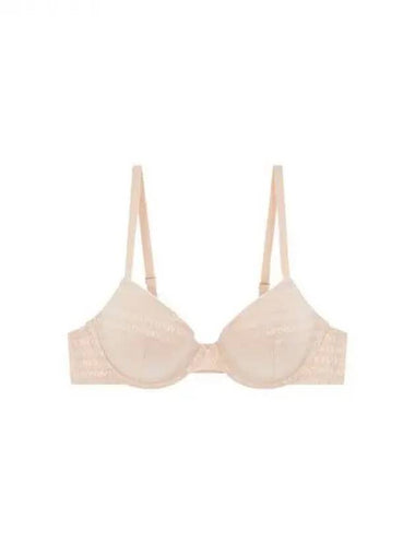 UNDERWEAR Women s Logo Pattern Mesh Push up Bra Skin 271500 - EMPORIO ARMANI - BALAAN 1